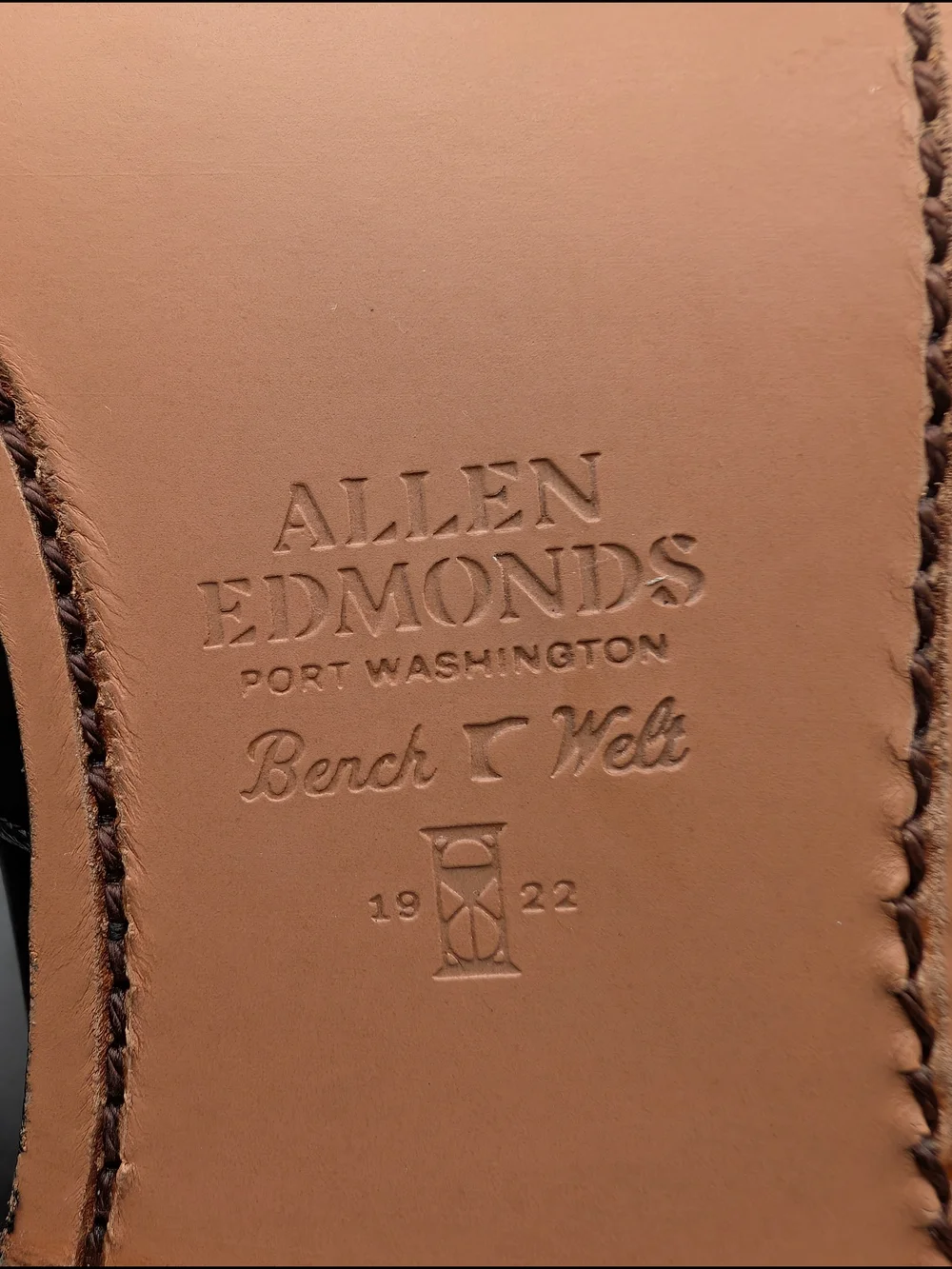 NWOT Allen Edmonds Black Leather Penny Loafers